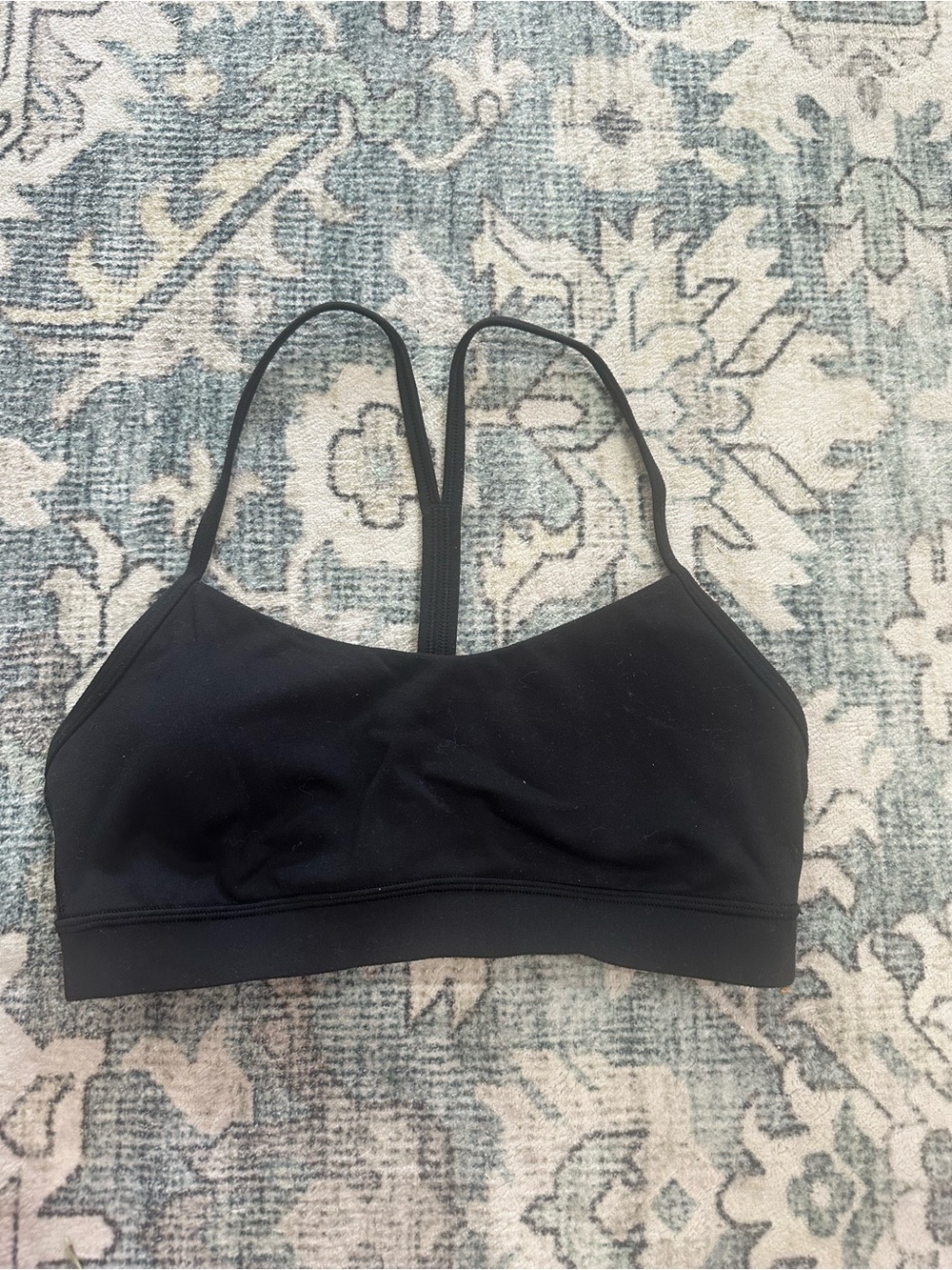lululemon athletica Black Minimal Support Sports Bra